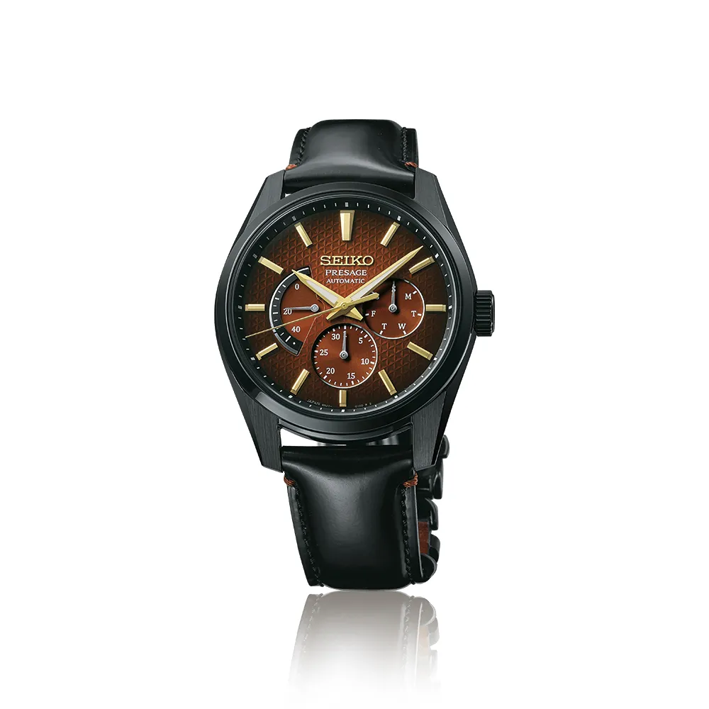 Seiko Presage Sharp Edged Series Kabuki İlhamlı Otomatik SPB329 detay görseli 3
