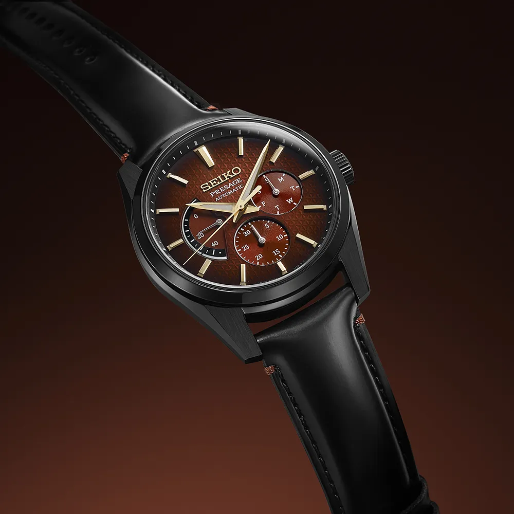 Seiko Presage Sharp Edged Series Kabuki İlhamlı Otomatik SPB329 detay görseli 2