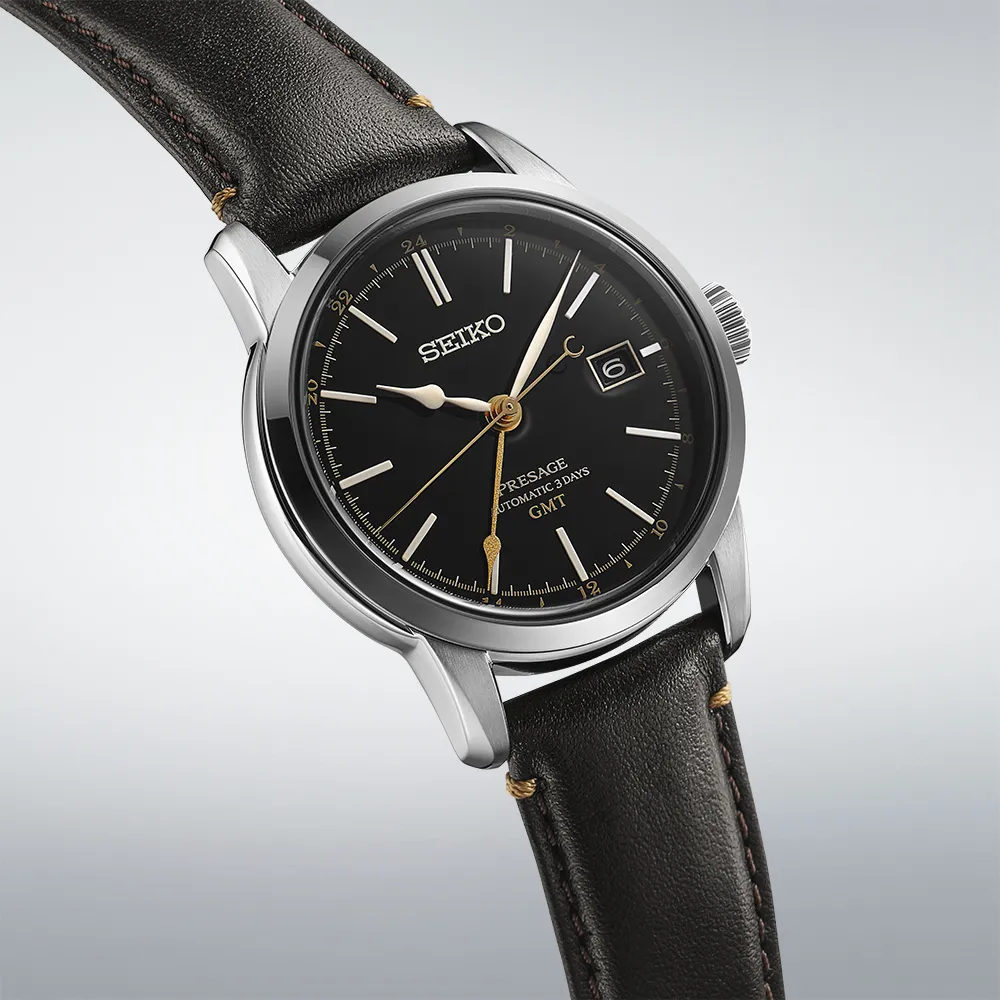 Seiko Presage Classic Series Craftsmanship Siyah SPB447 detay görseli 1