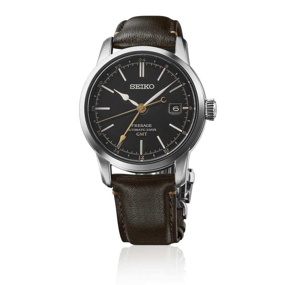 Seiko Presage Classic Series Craftsmanship Siyah SPB447 detay görseli 3
