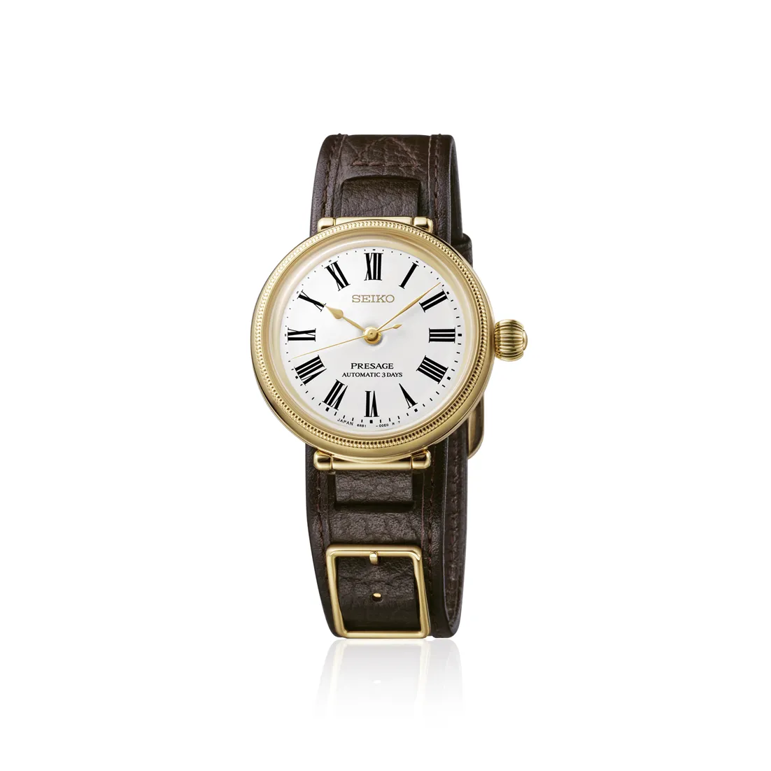 Seiko Presage Classic Series Otomatik Beyaz SPB538 detay görseli 4