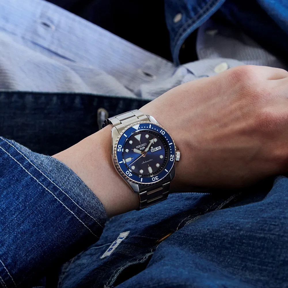 Seiko 5 Sports Field Series Otomatik Lacivert SRPD51 detay görseli 2
