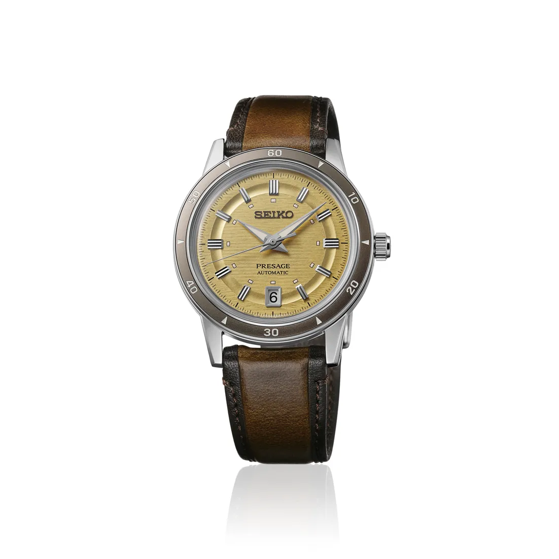 Seiko Presage Style60's Otomatik SRPL75 detay görseli 3