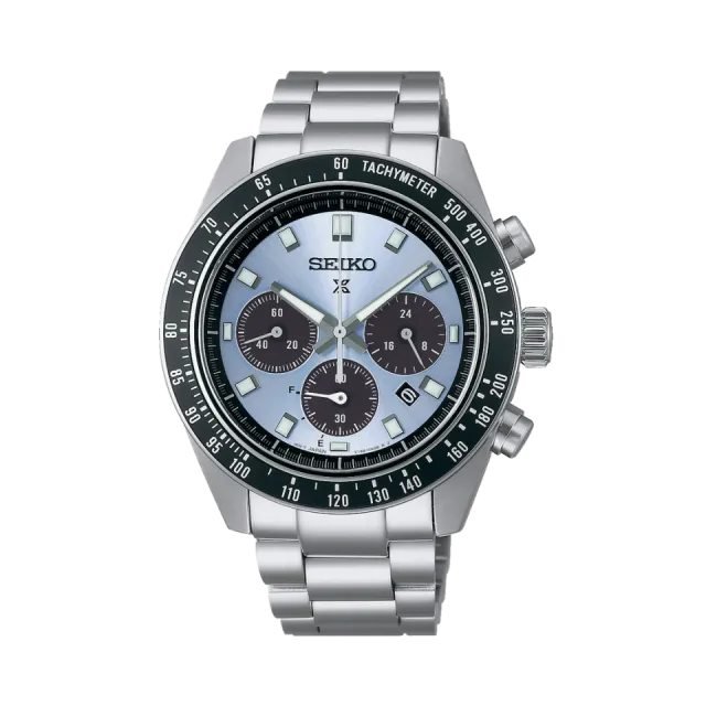 Beğenmek için çift tıkla Seiko Prospex Speedtimer Soluk Mavi SSC935 Görsel 1