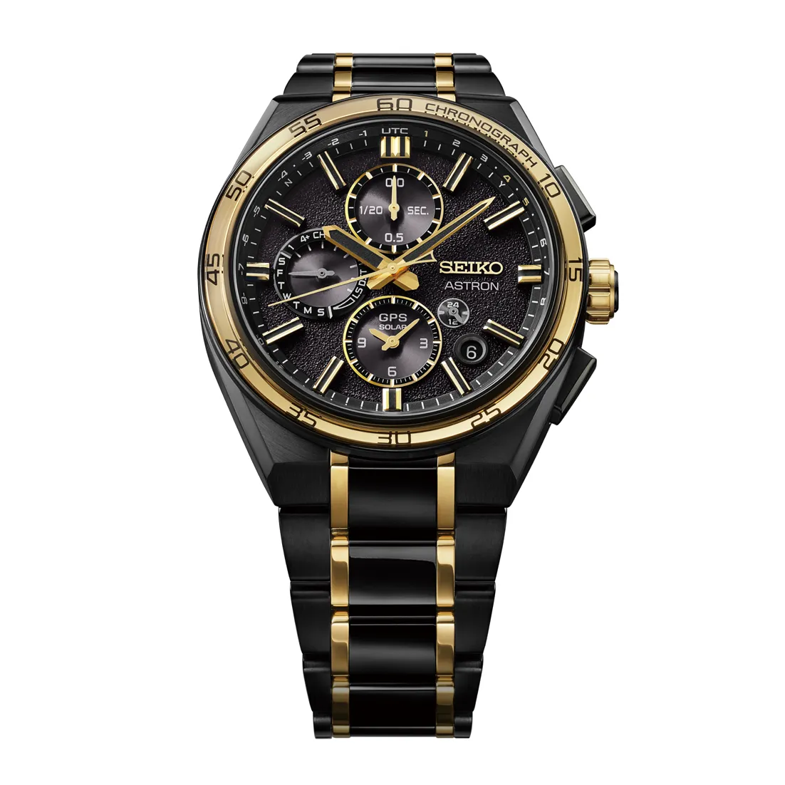 Seiko Astron GPS Solar Dual Time Chronograph SSH186 detay görseli 3