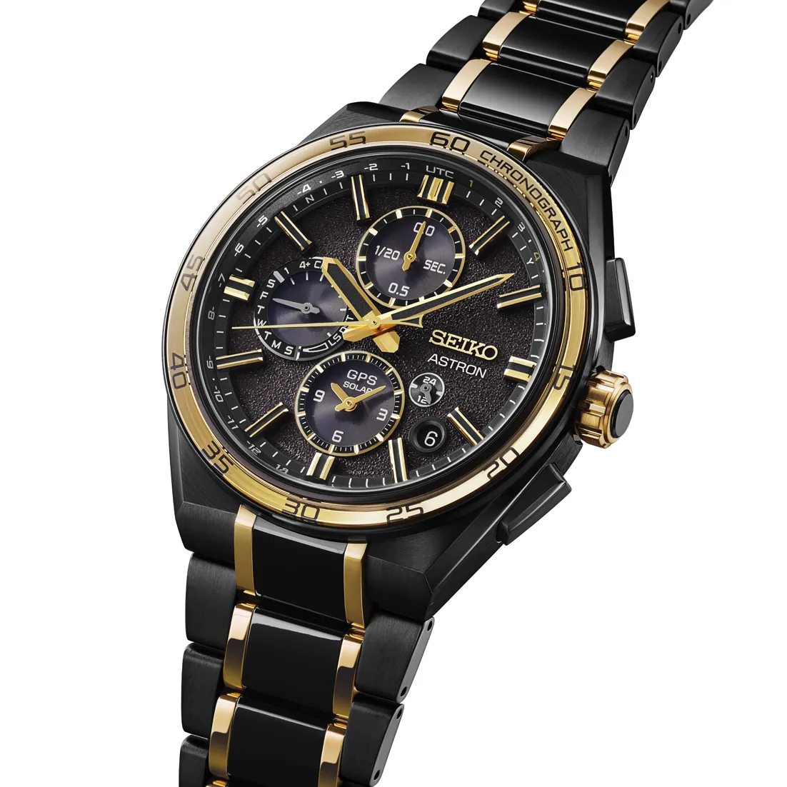 Seiko Astron GPS Solar Dual Time Chronograph SSH186 detay görseli 2