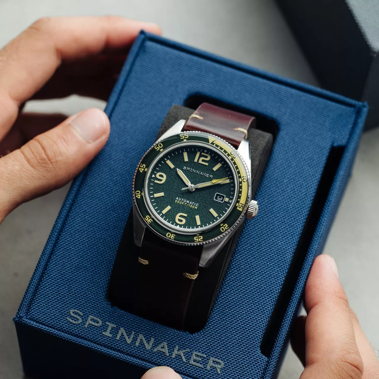 Spinnaker Fleuss Lagoon Green SP-5055-0C Kol Saati detay görseli 4
