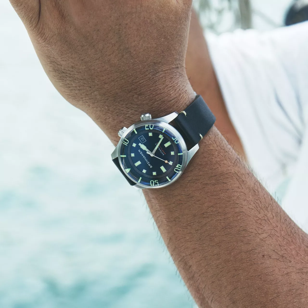Spinnaker Bradner Atlantic Blue SP-5062-03 Kol Saati detay görseli 3