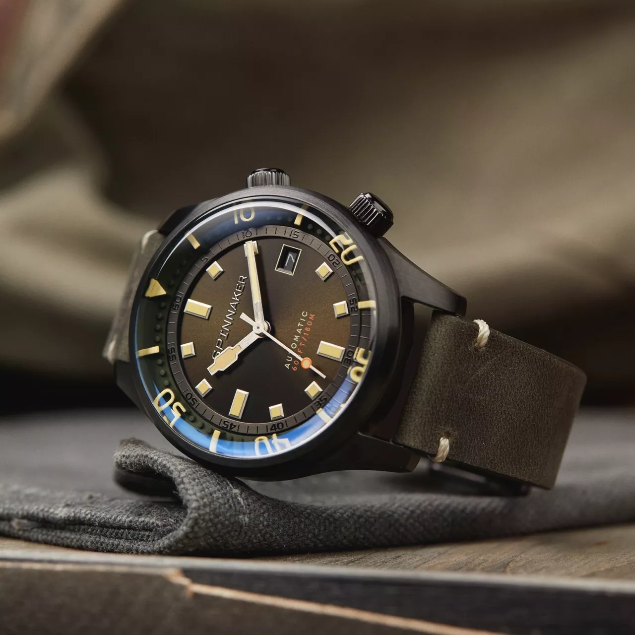 Spinnaker Bradner Military Green SP-5062-04 Kol Saati detay görseli 1