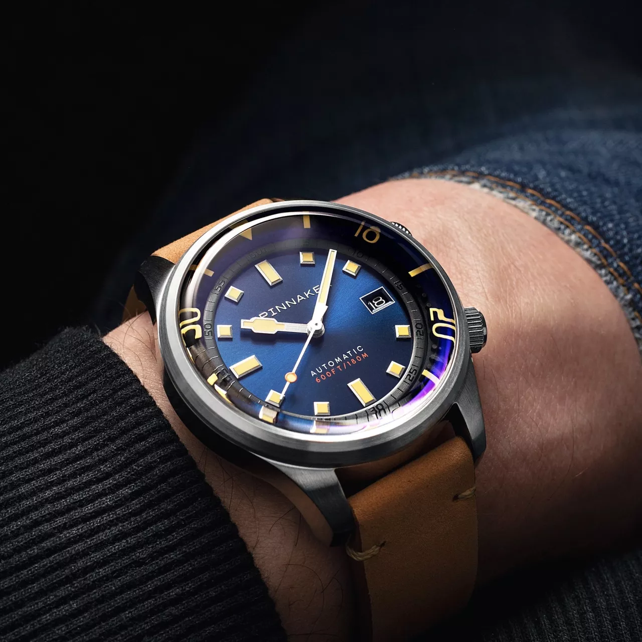 Spinnaker Bradner Tidal Blue SP-5062-05 Kol Saati detay görseli 1