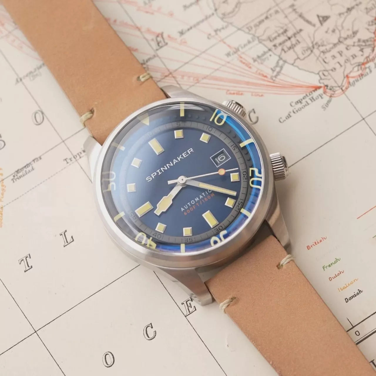 Spinnaker Bradner Tidal Blue SP-5062-05 Kol Saati detay görseli 2