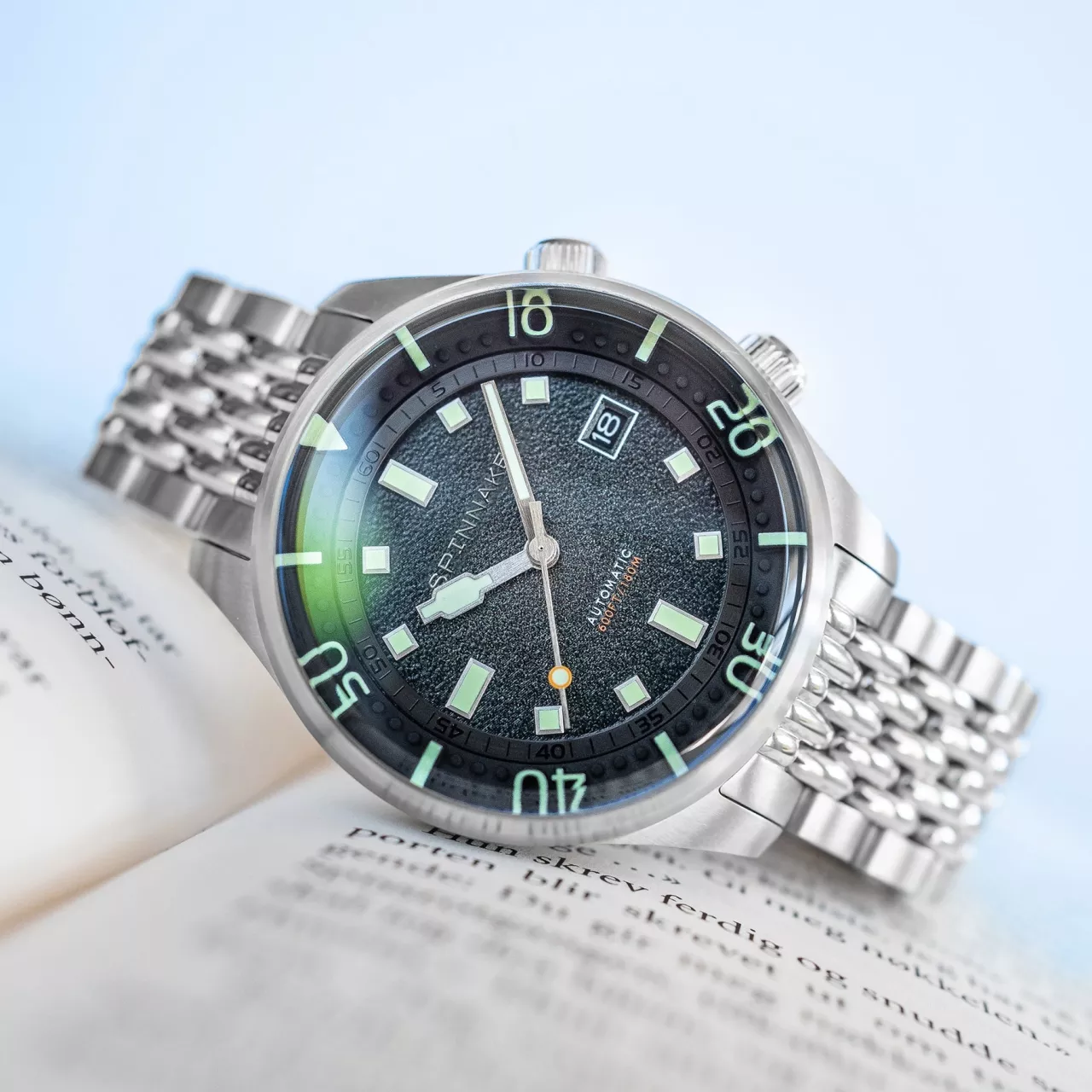 Spinnaker Bradner Emerald Green SP-5062-33 Kol Saati detay görseli 2