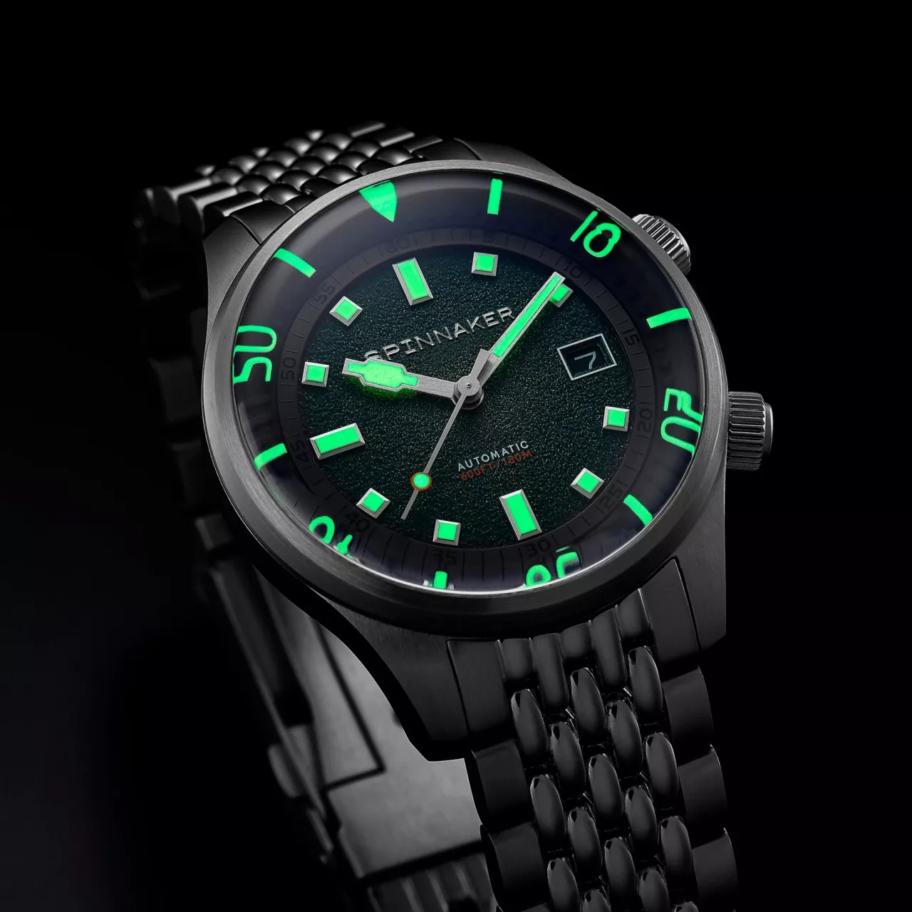 Spinnaker Bradner Emerald Green SP-5062-33 Kol Saati detay görseli 3