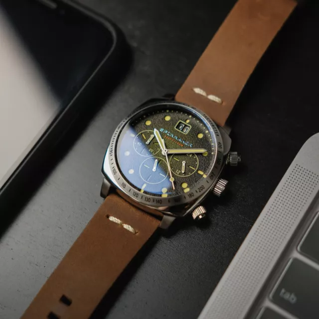 Spinnaker Hull Pine Green SP-5068-02 Kol Saati Görsel 6