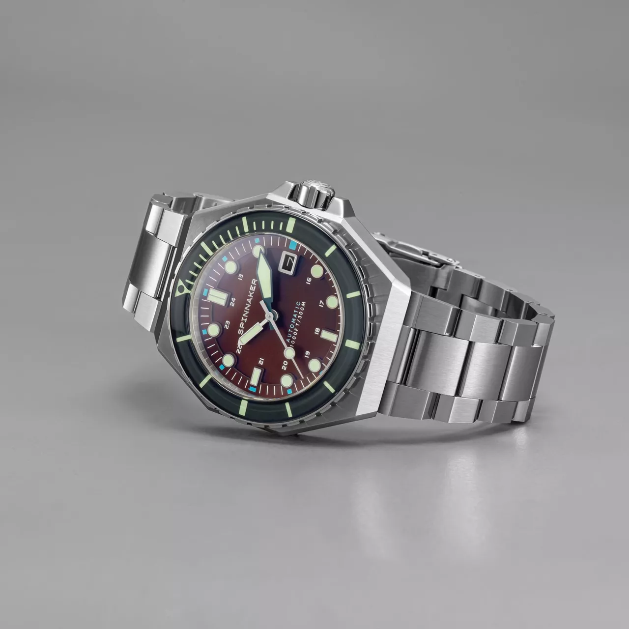 Spinnaker Dumas Bordeaux SP-5081-AA Kol Saati detay görseli 2