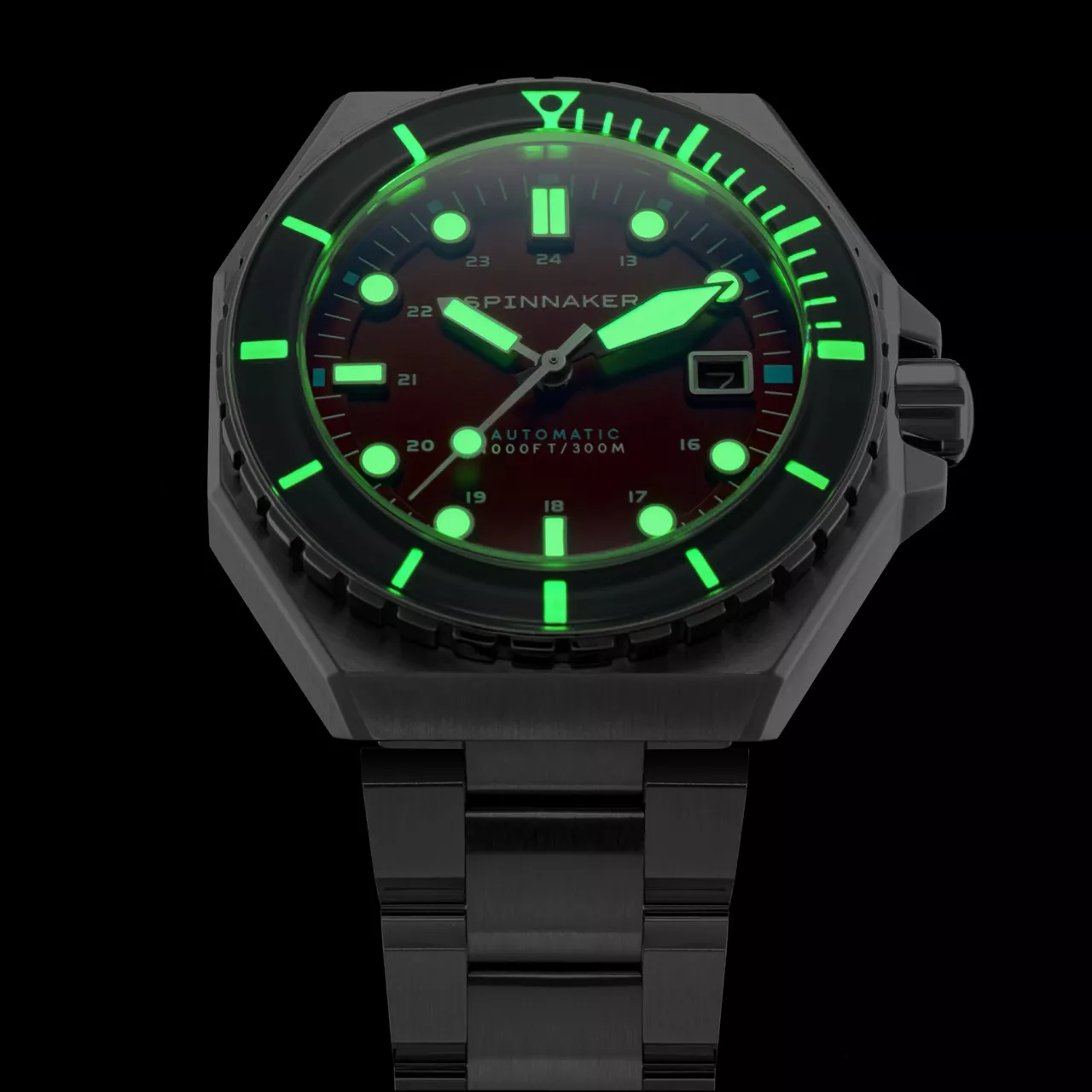 Spinnaker Dumas Bordeaux SP-5081-AA Kol Saati detay görseli 3