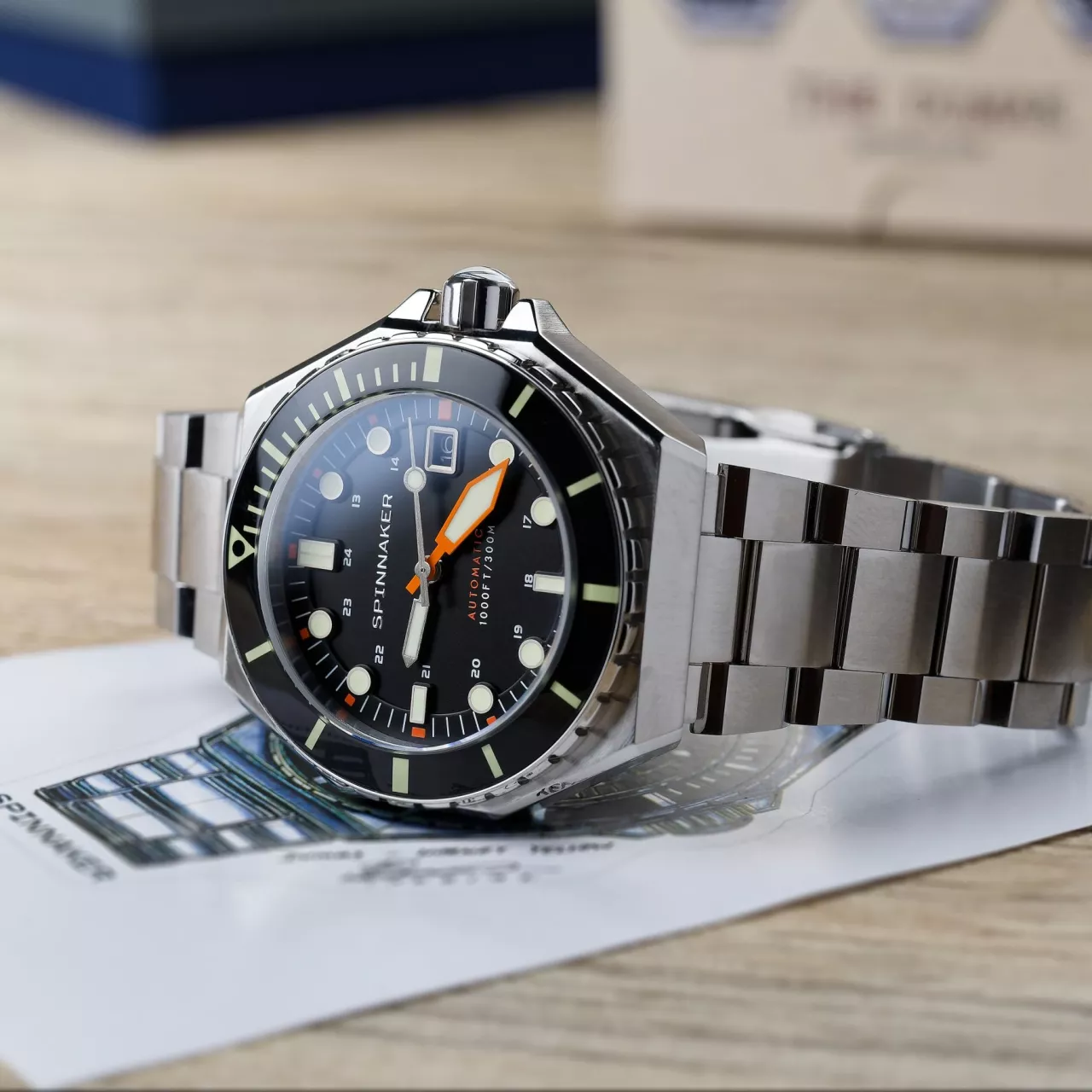 Spinnaker Dumas Nightfall Black SP-5081-FF Kol Saati detay görseli 1