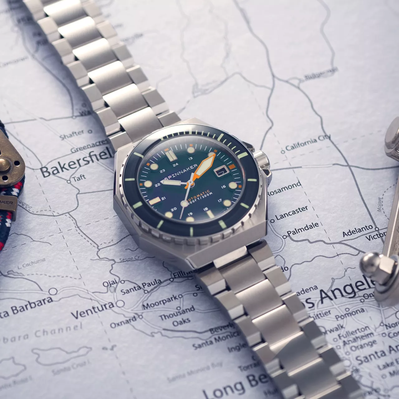 Spinnaker Dumas Coral Blue SP-5081-GG Kol Saati detay görseli 1