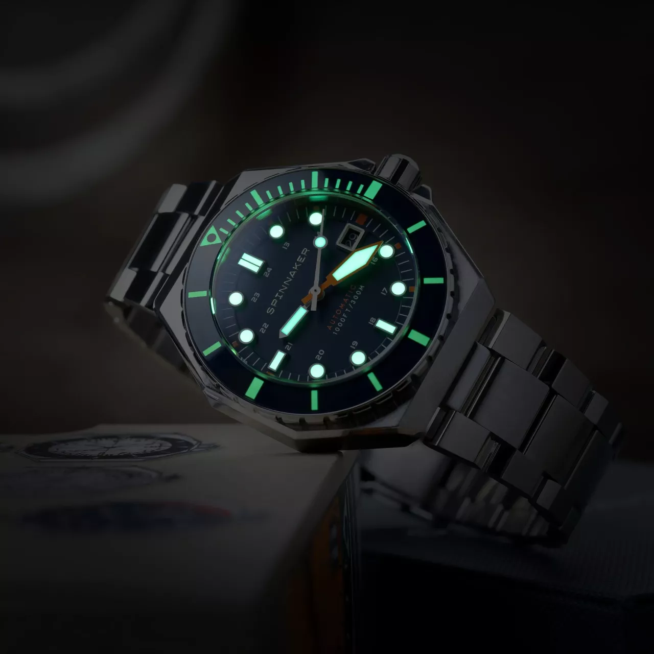 Spinnaker Dumas Coral Blue SP-5081-GG Kol Saati detay görseli 2