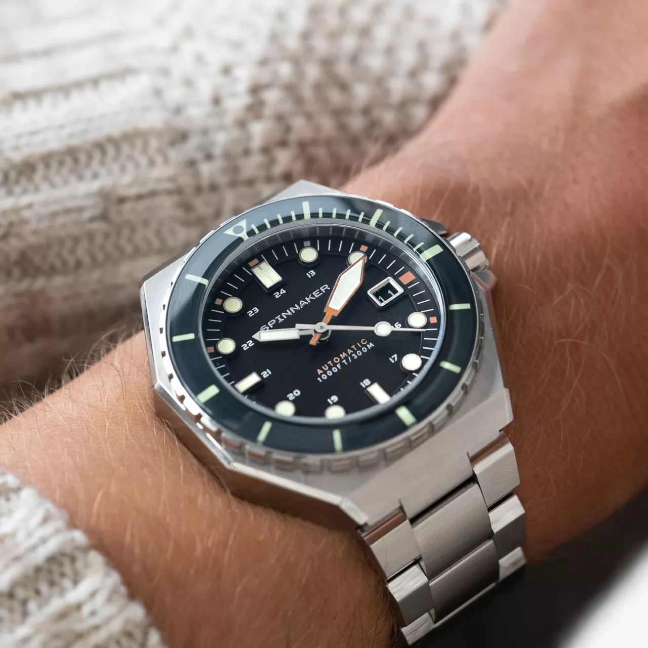 Spinnaker Dumas Coral Blue SP-5081-GG Kol Saati detay görseli 3
