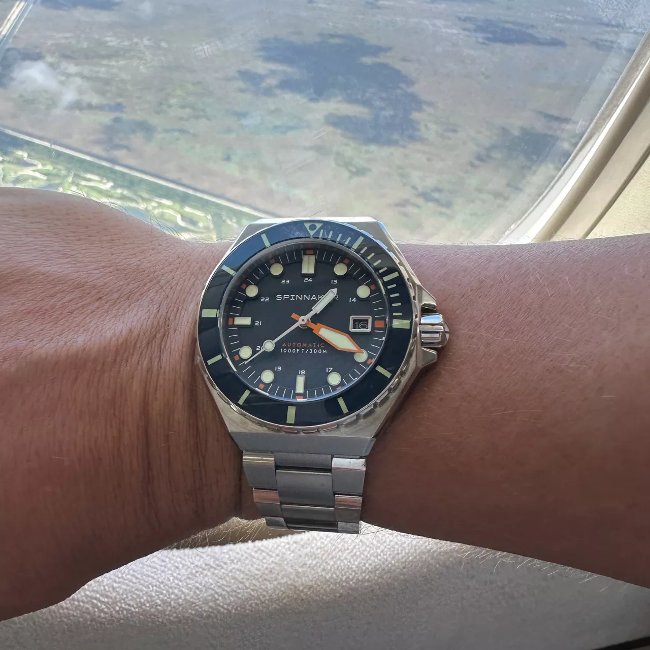 Spinnaker Dumas Coral Blue SP-5081-GG Kol Saati detay görseli 4