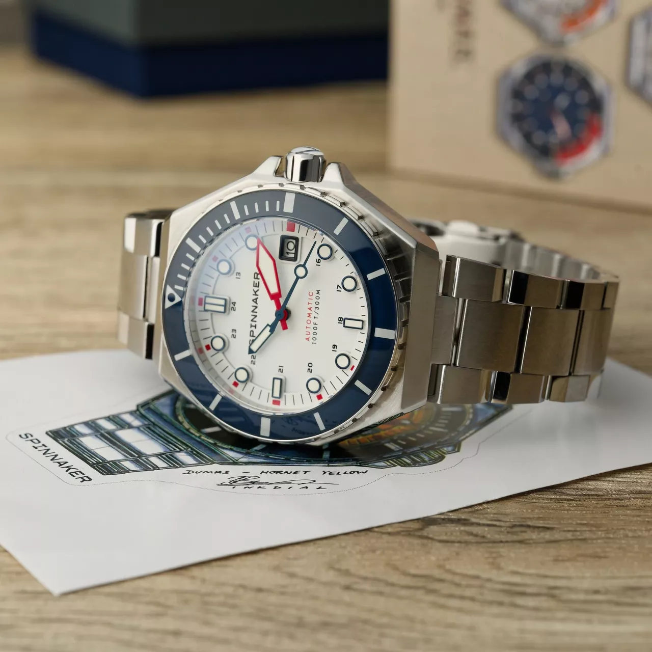 Spinnaker Dumas Seaspray White SP-5081-HH Kol Saati detay görseli 1