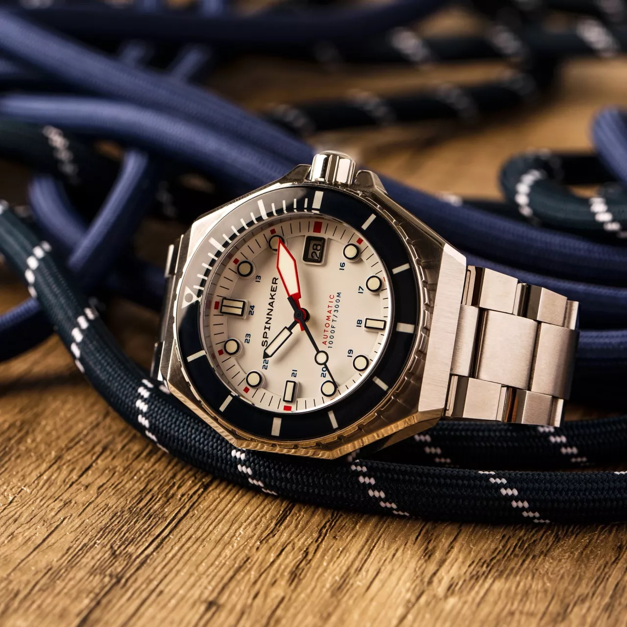 Spinnaker Dumas Seaspray White SP-5081-HH Kol Saati detay görseli 4