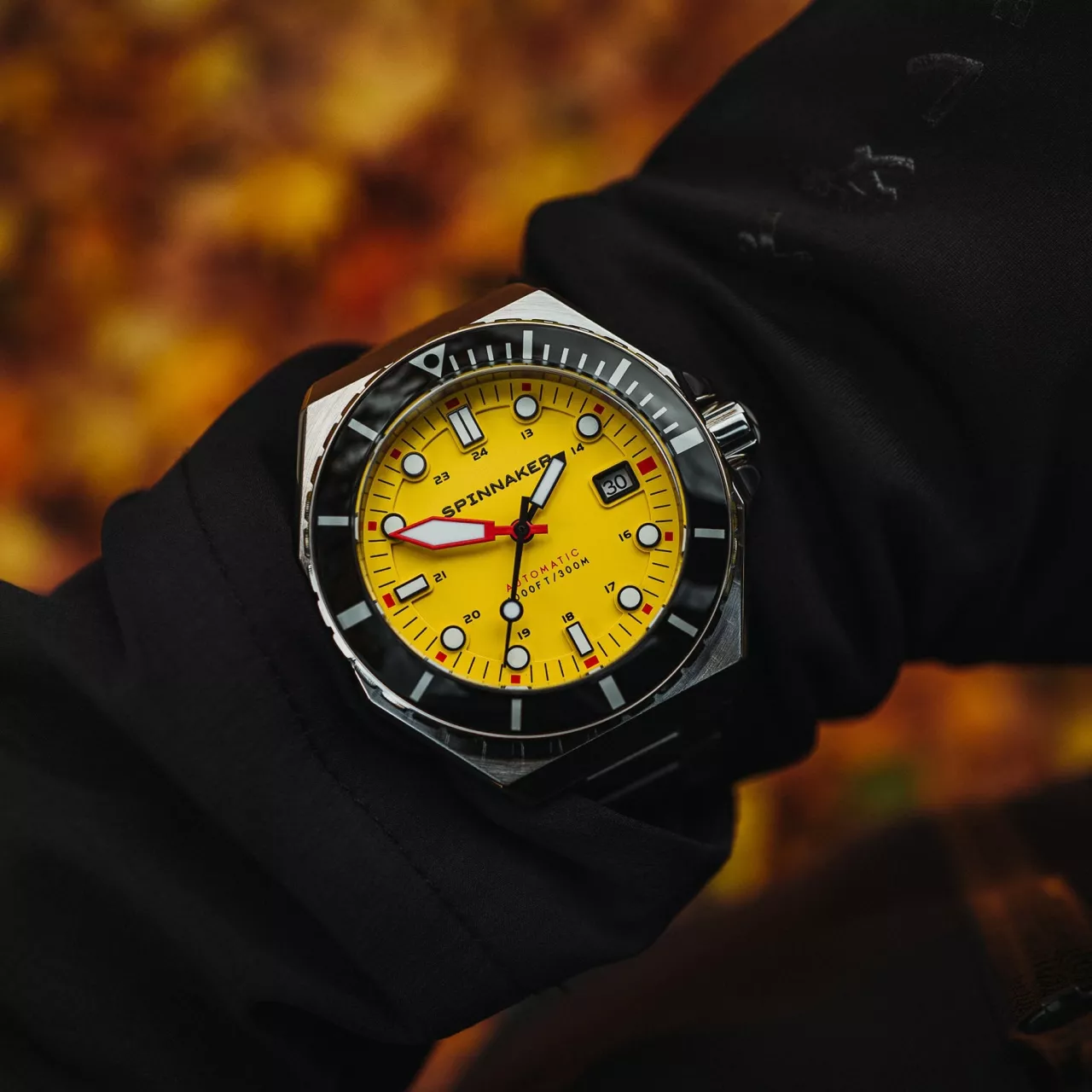 Spinnaker Dumas Hazard Yellow SP-5081-II Kol Saati detay görseli 2