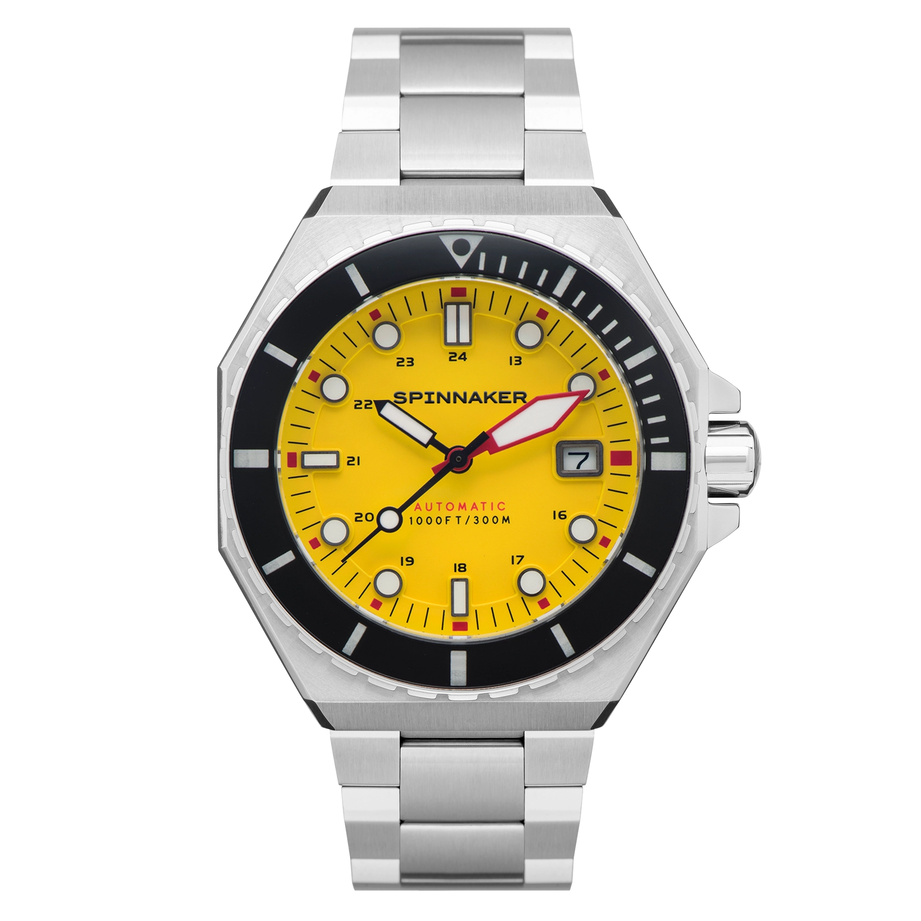 Spinnaker Dumas Hazard Yellow SP-5081-II Kol Saati