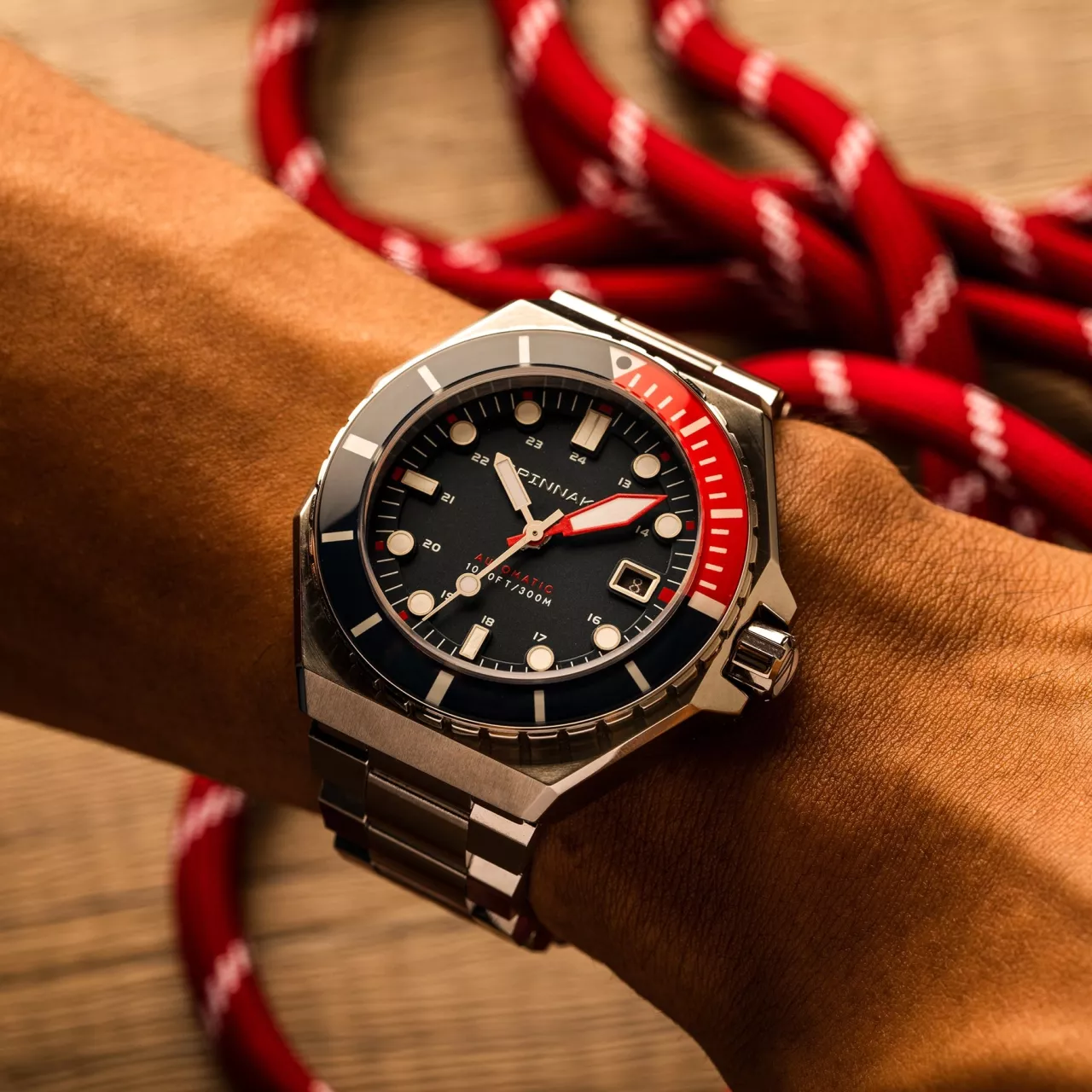 Spinnaker Dumas Naval Blue SP-5081-JJ Kol Saati detay görseli 4
