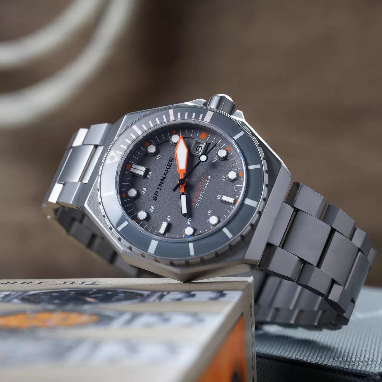 Spinnaker Dumas Graphite Grey SP-5081-KK Kol Saati detay görseli 2