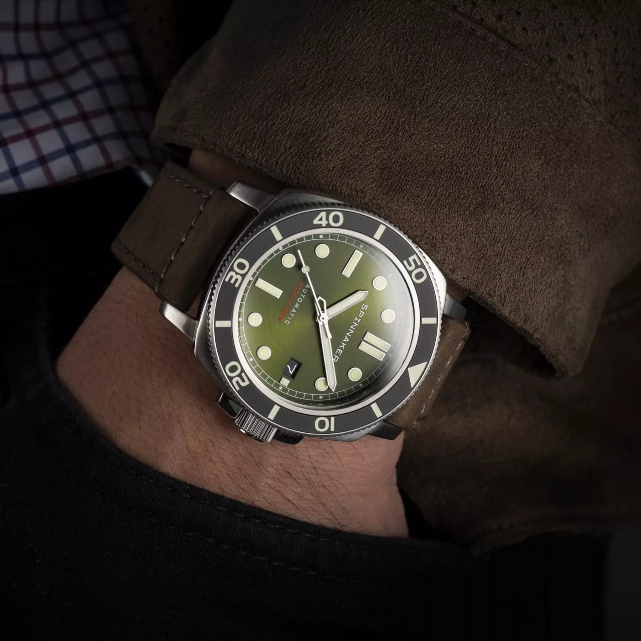 Spinnaker Hull Alligator Green SP-5088-03 Kol Saati detay görseli 3