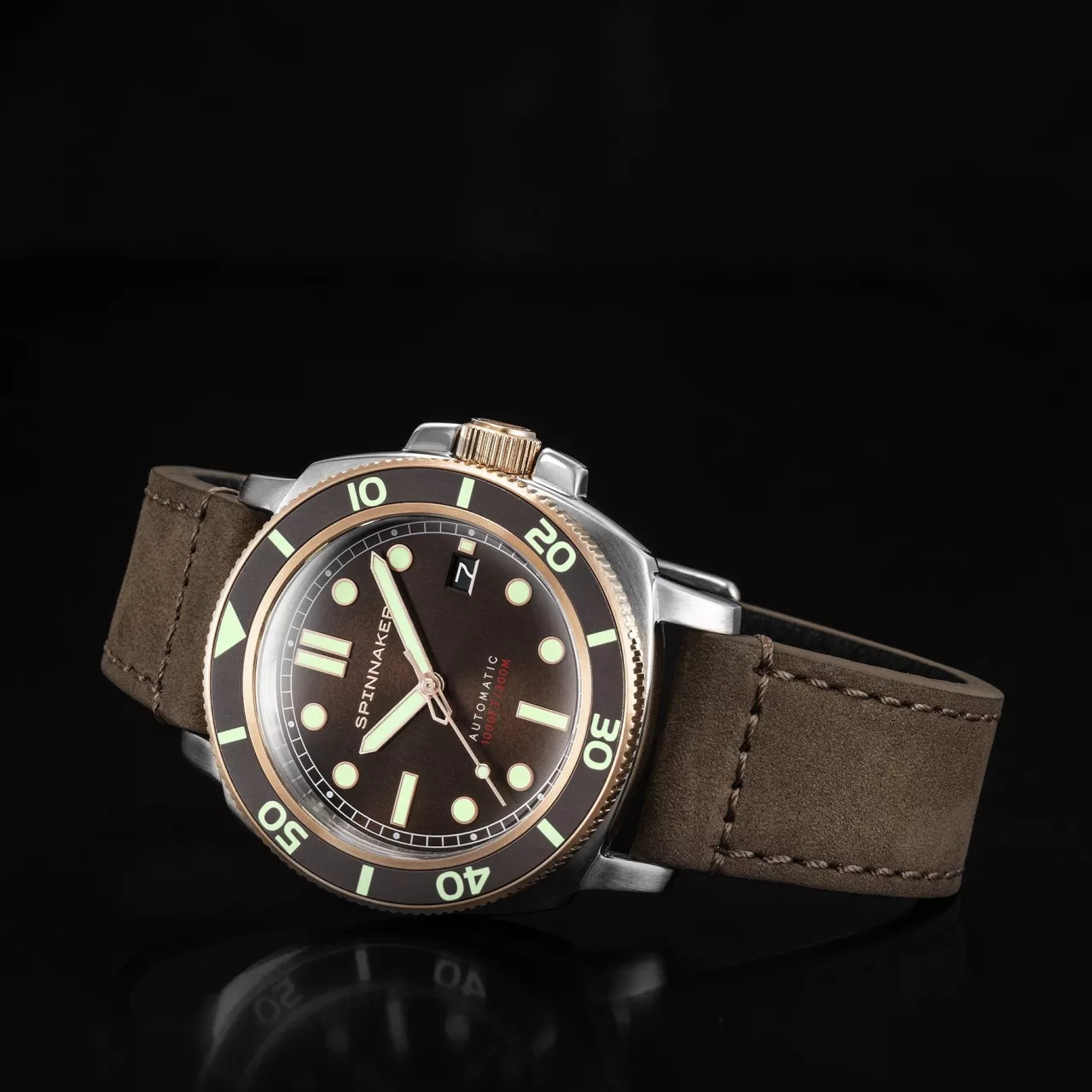 Spinnaker Hull Cognac Brown SP-5088-04 Kol Saati detay görseli 1