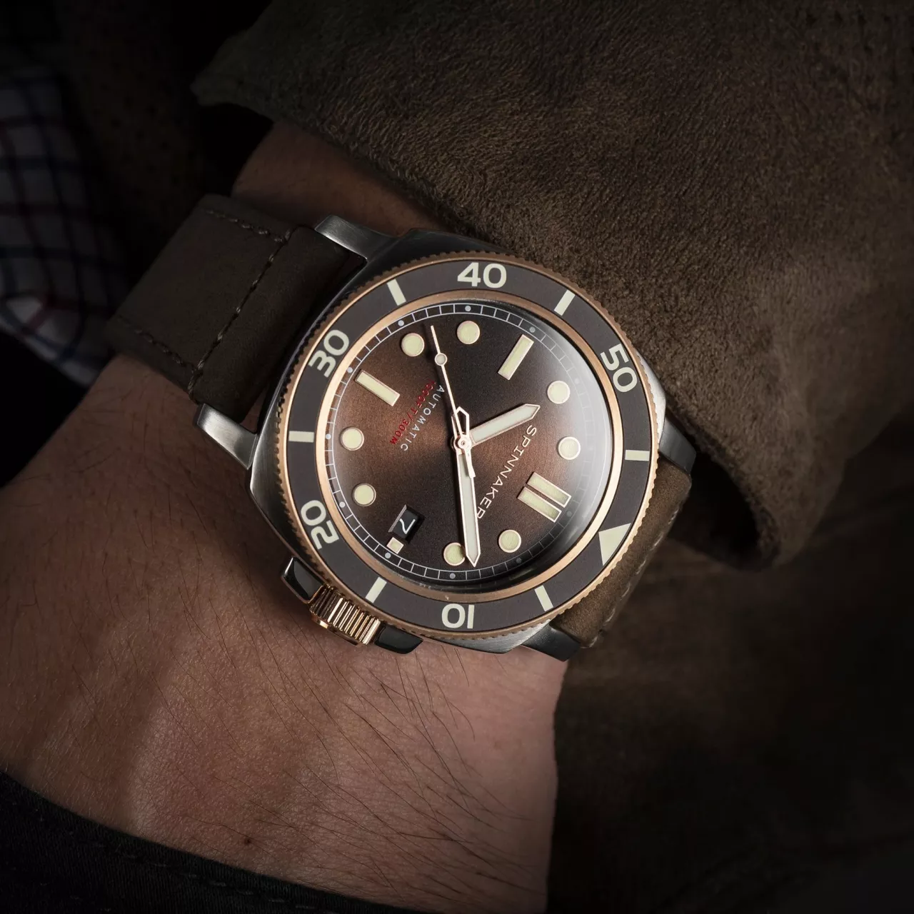 Spinnaker Hull Cognac Brown SP-5088-04 Kol Saati detay görseli 3