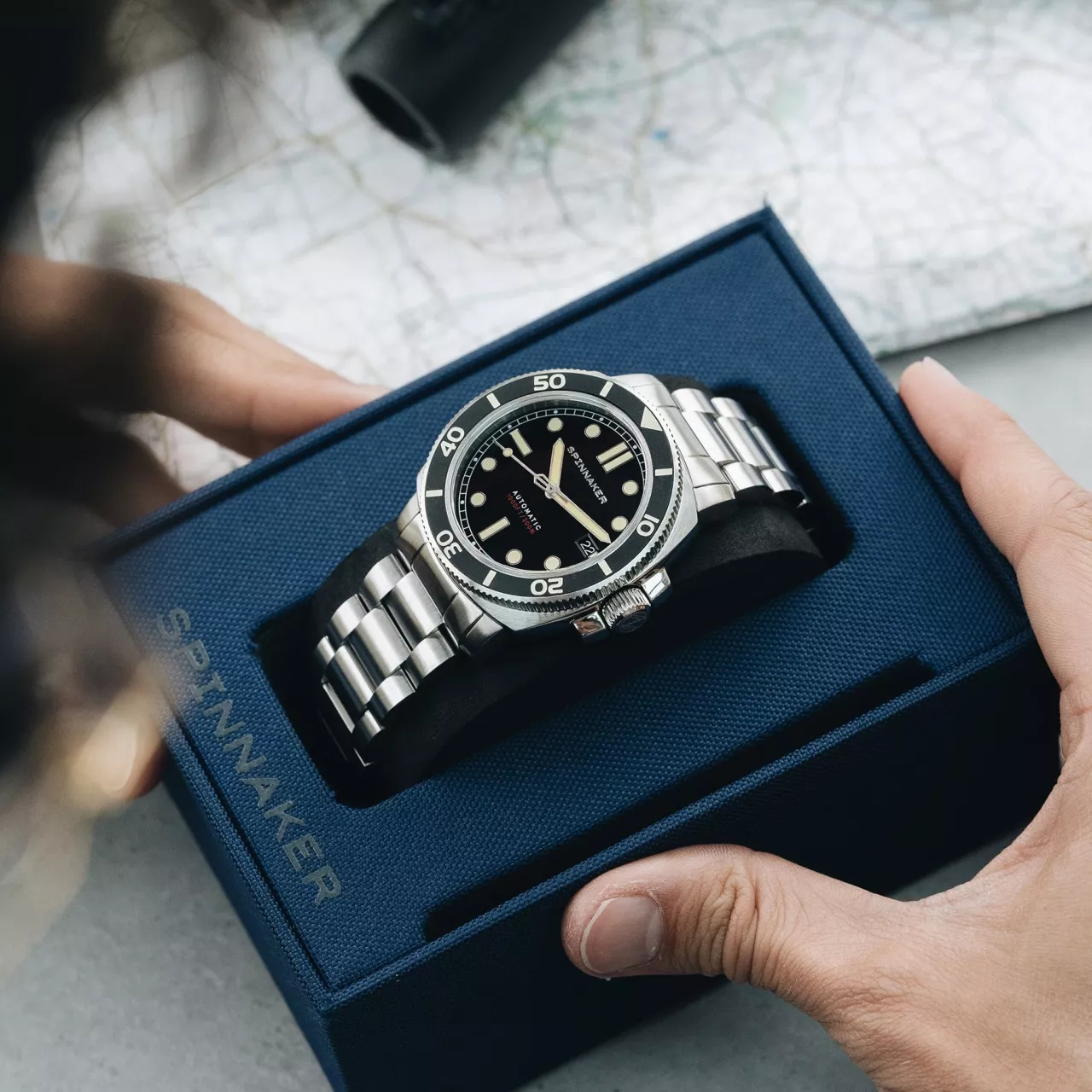 Spinnaker Hull Deep Grey SP-5088-11 Kol Saati detay görseli 1