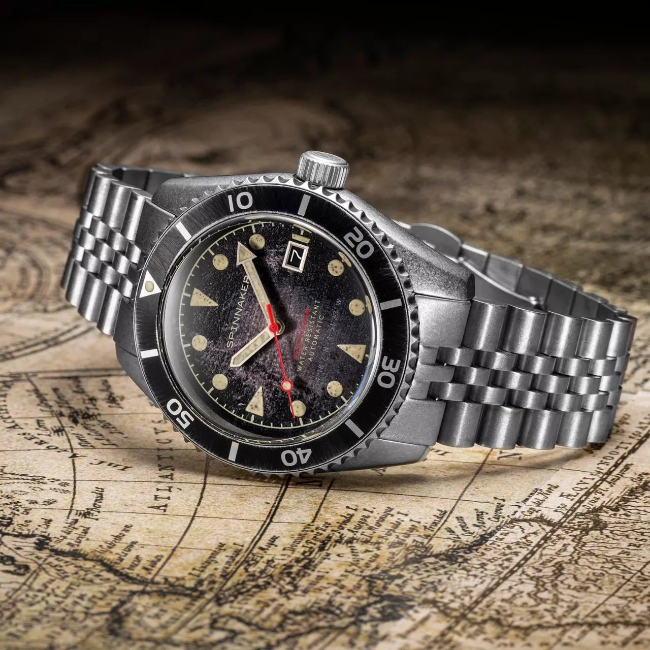 Spinnaker Wreck Barnacle Black SP-5089-11 Kol Saati detay görseli 1