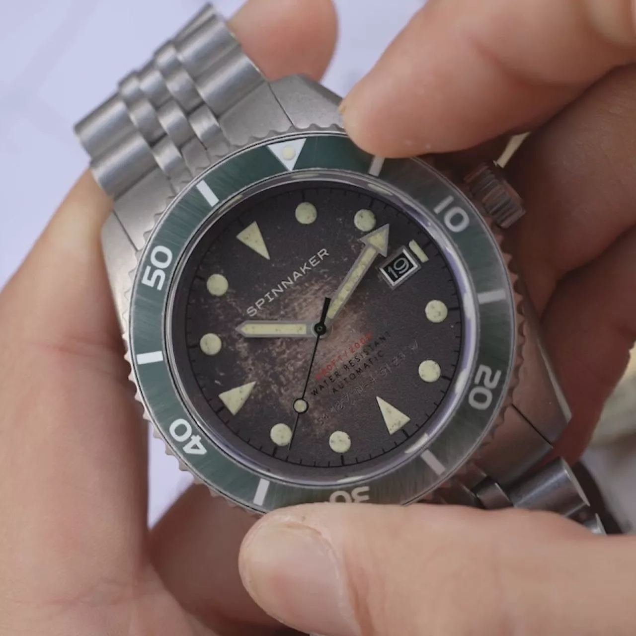 Spinnaker Wreck Rust Brown SP-5089-22 Kol Saati detay görseli 1