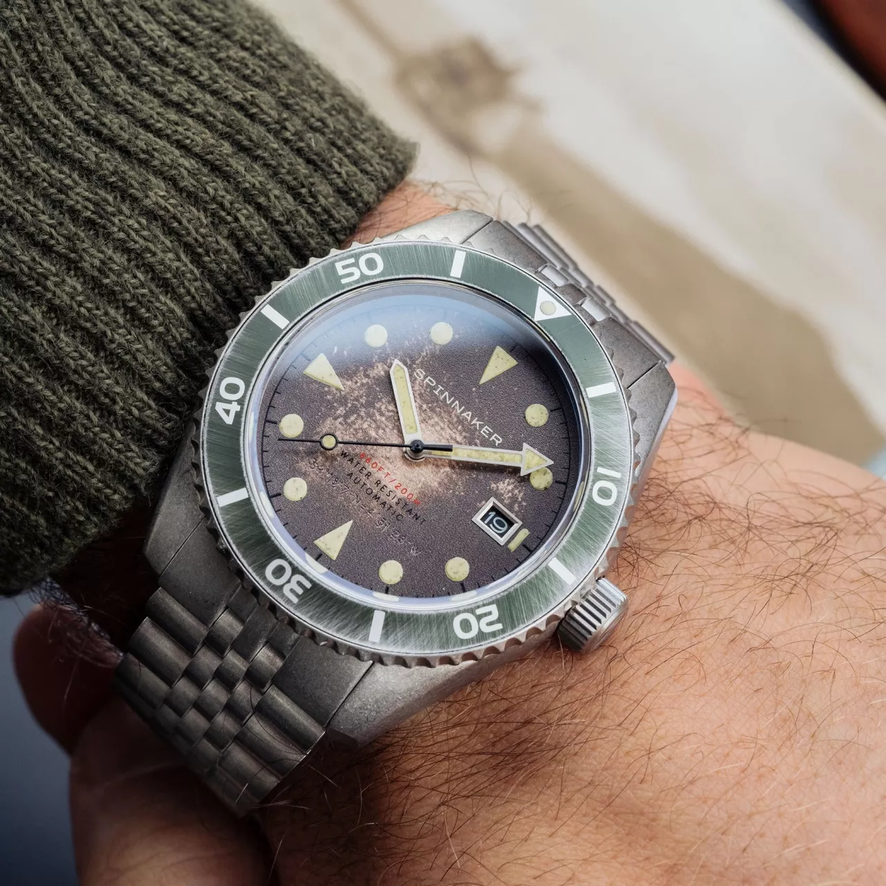 Spinnaker Wreck Rust Brown SP-5089-22 Kol Saati detay görseli 4