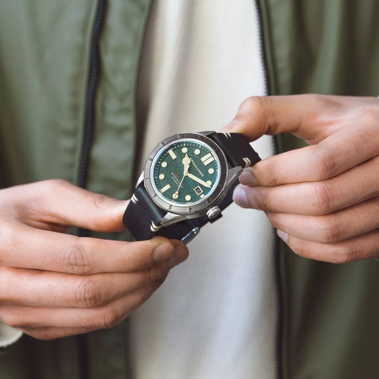 Spinnaker Cahill 300 Forest Green SP-5096-03 Kol Saati detay görseli 4