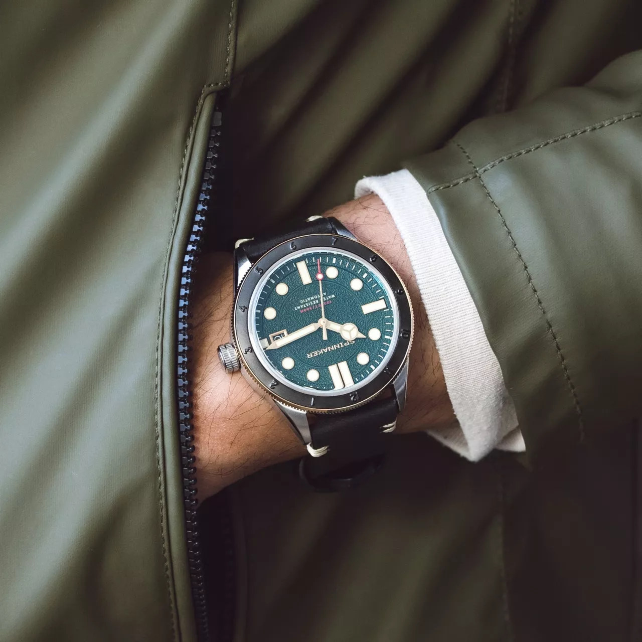 Spinnaker Cahill 300 Forest Green SP-5096-03 Kol Saati detay görseli 5