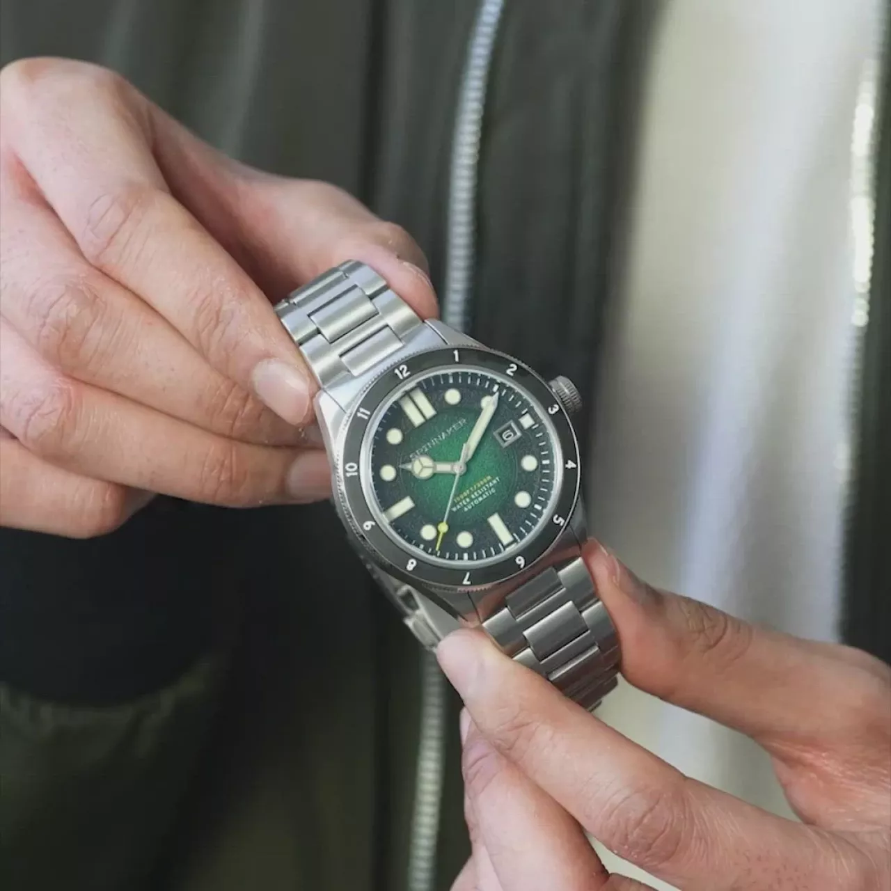 Spinnaker Cahill 300 Stone Green SP-5096-33 Kol Saati detay görseli 2