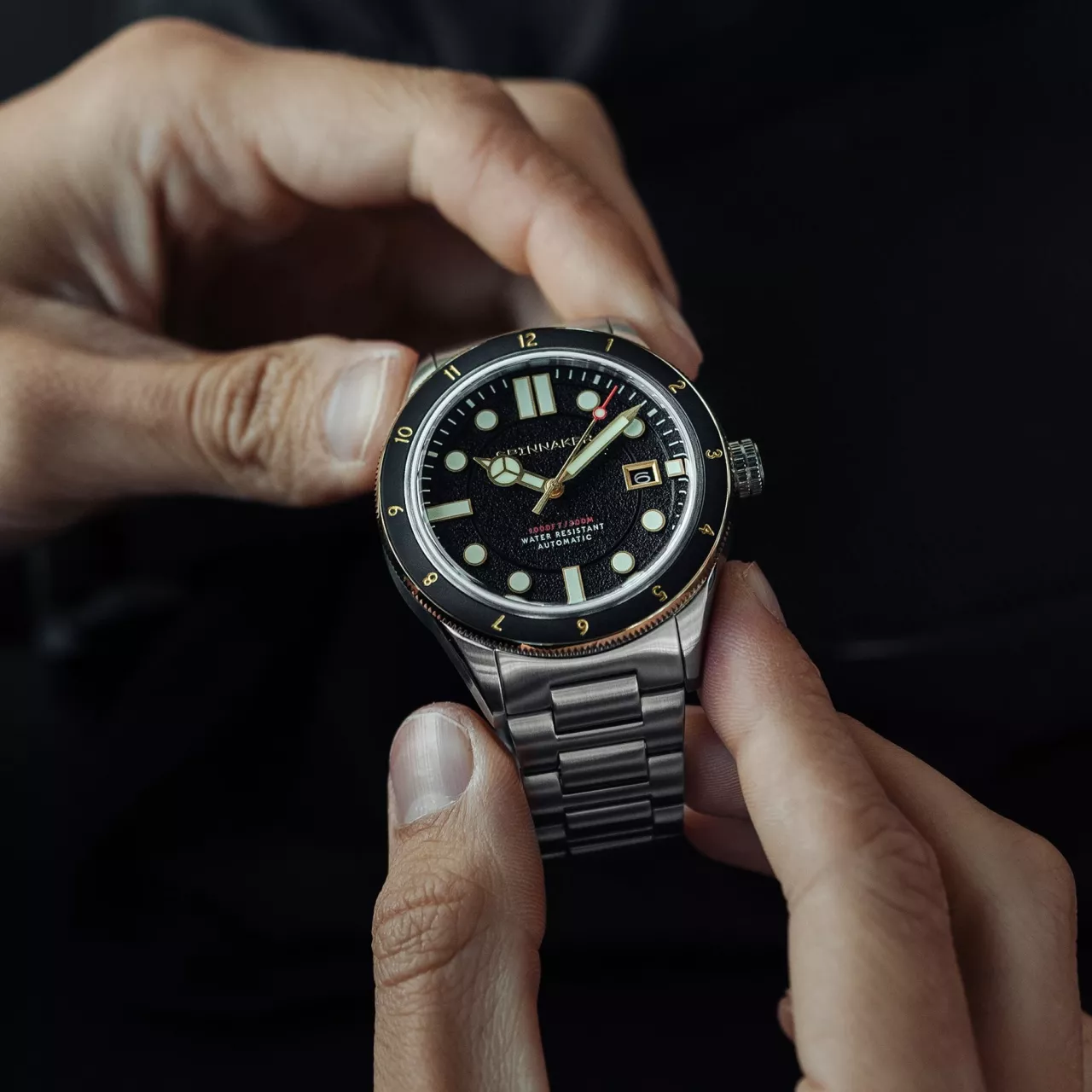 Spinnaker Cahill 300 Black Gold SP-5096-44 Kol Saati detay görseli 4