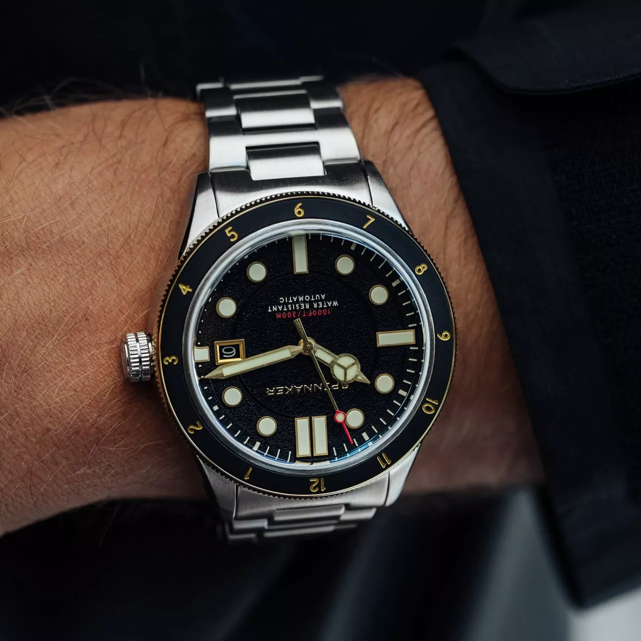 Spinnaker Cahill 300 Black Gold SP-5096-44 Kol Saati detay görseli 5