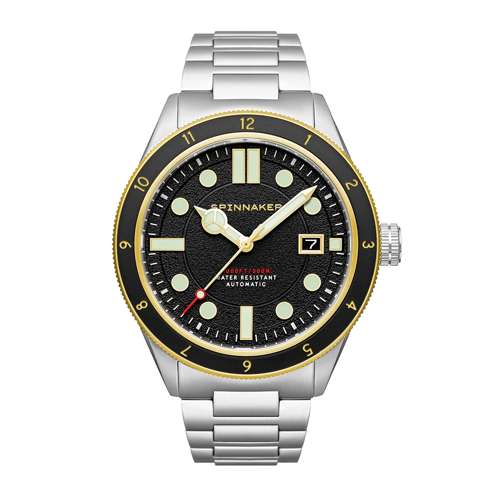 Spinnaker Cahill 300 Black Gold SP-5096-44 Kol Saati