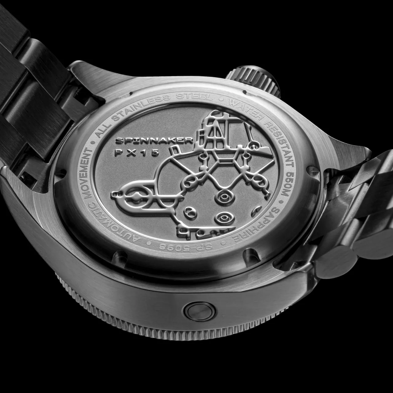 Spinnaker Piccard Hunter Green SP-5098-11 Kol Saati detay görseli 5