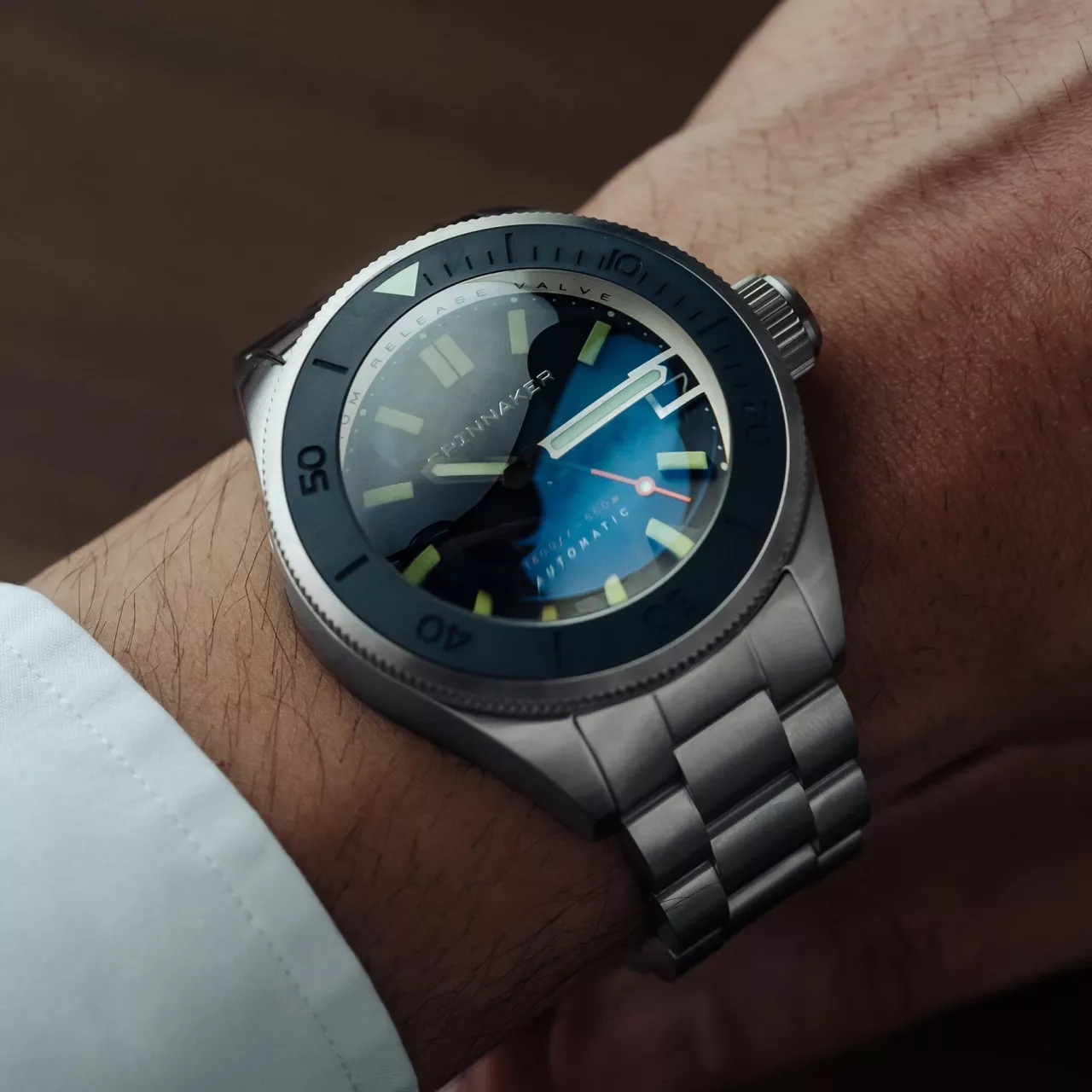 Spinnaker Piccard Dark Cerulean SP-5098-22 Kol Saati detay görseli 3