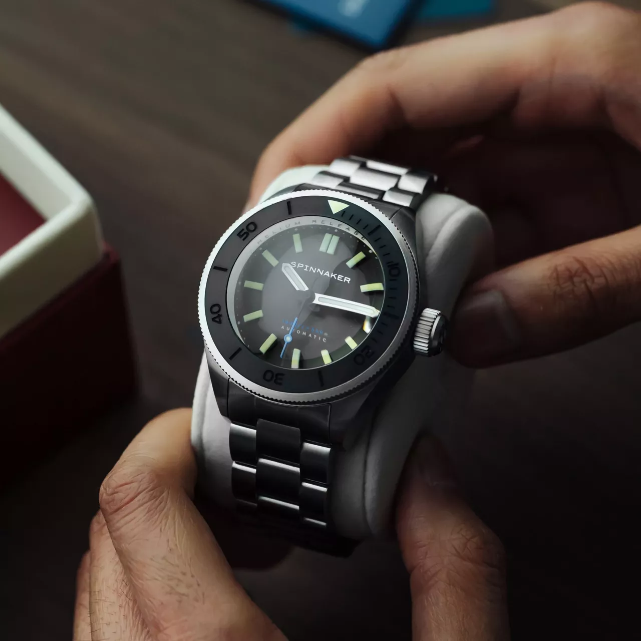 Spinnaker Piccard Volcano Black SP-5098-33 Kol Saati detay görseli 1