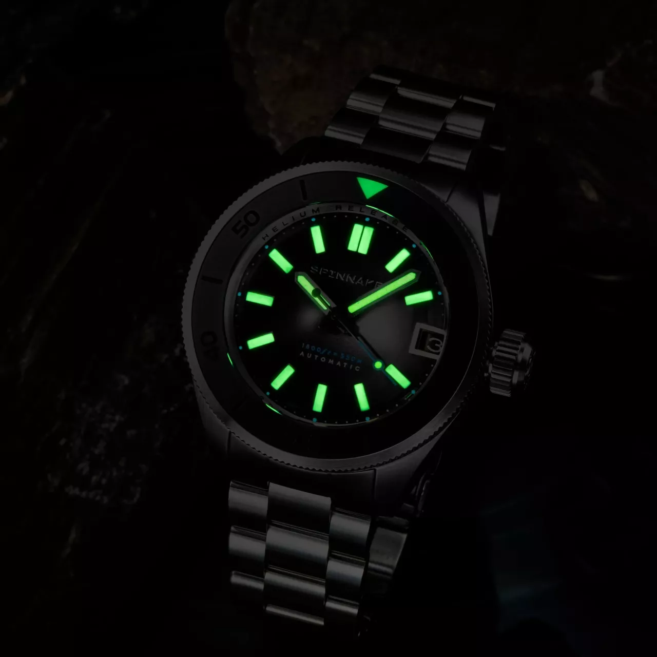 Spinnaker Piccard Volcano Black SP-5098-33 Kol Saati detay görseli 3