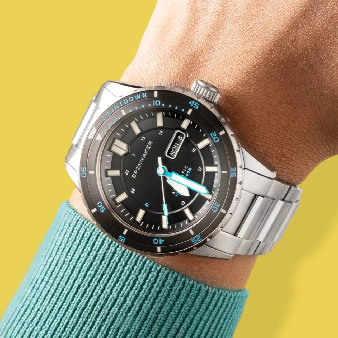 Spinnaker hass Pebble Black SP-5099-22 Kol Saati detay görseli 2