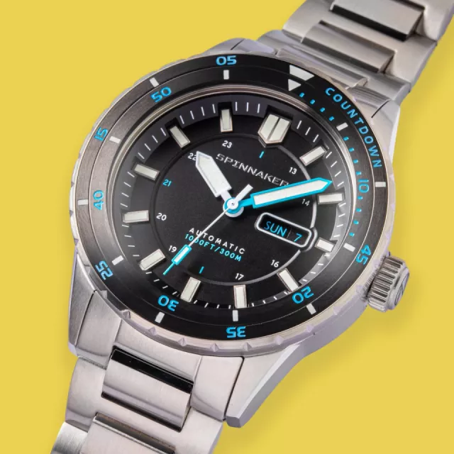 Spinnaker hass Pebble Black SP-5099-22 Kol Saati Görsel 4